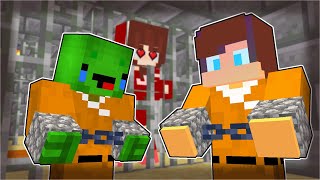 Maizen  JJ amp Mikey ESCAPE from PRISON  Minecraft Parody Animation Mikey and JJ [upl. by Eenaj]