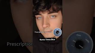 MYEYEBB Rome Times Blue Colored Contact Lenses  Prescription [upl. by Aket895]