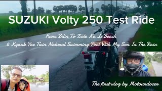 Vintage Motorcycle SUZUKI Volty 250 Test Ride [upl. by Sulokcin178]