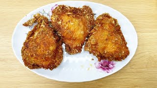 Super Delicious Fried Chicken Thighs Extremely Delicious  ASMR Cooking 11 [upl. by Otreblasiul]