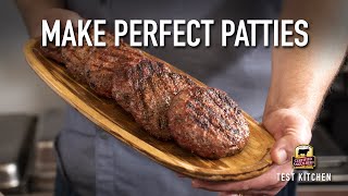 How to Make the Perfect Hamburger Patty [upl. by China]