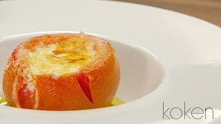 Receita de Tomate Assado Recheado com Creme de Burrata [upl. by Junia]