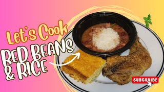 Cookin In The Kitchen  Copycat Popeyes Red Beans amp Rice [upl. by Aerdnahs216]