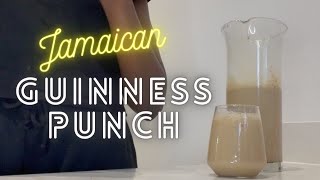 My Guinness Punch recipe  🇯🇲 Jamaican girl makes Jamaican drink for the first time [upl. by Grussing]