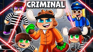 Becoming MOST WANTED CRIMINALS in Roblox [upl. by Avad]