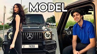 SPENDING 24 HOURS WITH A CAR MODEL  Laiba Khan Lodhi [upl. by Hazeghi952]