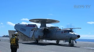 Epic Maneuvers on the USS Nimitz Flight Operations [upl. by Oglesby]