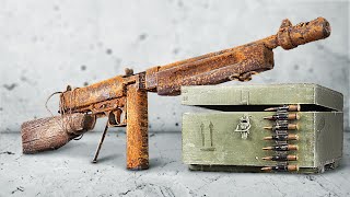 1928 Tommy Gun  Old Submachine Gun Restoration [upl. by Anivla]