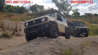 Just Jimny Extras  Suspension Flex [upl. by Eolande]