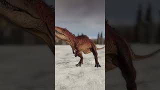 Carcharodontosaurus vs Horse  JWE2 mod [upl. by Maury]