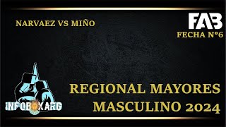 FEDERICO NARVAEZ VS NAZARENO MIÑO CATEGORIA 69KG REGIONAL MAYORES MASCULINO FAB FECHA 6 [upl. by Osi438]