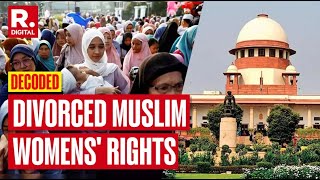 Explained  Whats Muslim Womens Maintenance Rights Case All About Anyway  Supreme Court  Sharia [upl. by Negrom]