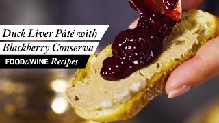 Creamy Duck Liver Pâté  Food amp Wine Recipe [upl. by Akinohs]