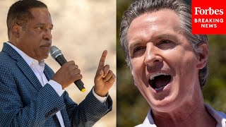 Larry Elder Tears Into Gavin Newsoms Record Amidst California Recall Election Fight [upl. by Millisent]