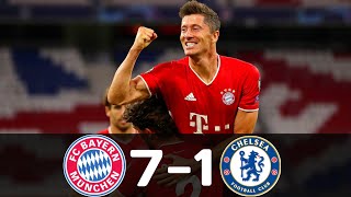 Bayern Munchen vs Chelsea 71 agg Extended Highlights amp Goals  Champions League 20192020 [upl. by Ahsimin]