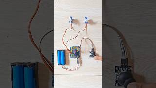 Joystick control servo Arduino project Experiment Lab BD [upl. by Mycah]