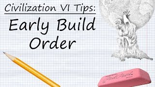 Civilization VI Tips Early Build Order [upl. by Nyrahs837]