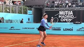 Danielle Collins WTA Madrid [upl. by Gothar]