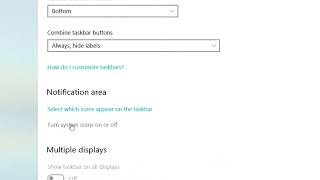 how to turn on Action Center icon in taskbar [upl. by Galitea]