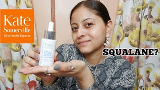 I TRIED KATE SOMERVILLE SQUALANE HYALURONIC SERUM  REVIEW  Trina Beauty [upl. by Allveta]