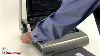 Fellowes Galaxy 500 Plastic Comb Binding Machine Demo  5218201 [upl. by Yelah]