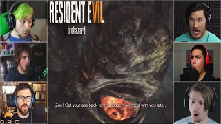 Gamers Reactions to Jacks Mutated Form  Resident Evil 7 Biohazard [upl. by Romeyn]