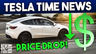 Tesla Time News  Tesla Model Y Price Drop [upl. by Curran596]