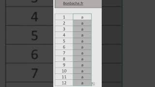 Suites automatiques des lettres de lalphabet avec Excel [upl. by Map]