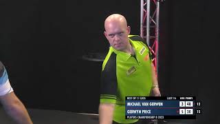 LIVE DARTS Michael van Gerwen v Gerwyn Price  2023 Players Championship 8 [upl. by Ettedualc]