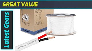 Premium 16AWG Speaker Wire Cable for Home Theater amp Car Audio Systems [upl. by Odnaloy]