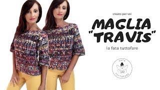 TUTORIAL Maglia quotTravisquotMaglia uncinetto lafatatuttofare [upl. by Berfield488]