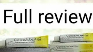 contractubexgel Contractubex gel review See full detail about cream in this video [upl. by Skipton]