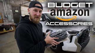 5 BUDGET AMAZON TRUCK ACCESSORIES  2024 Toyota Tundra Project [upl. by Gorman]