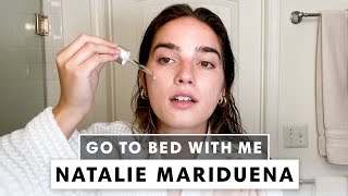 Natalie Mariduenas Nighttime Skincare Routine  Go To Bed With Me  Harpers BAZAAR [upl. by Orola]