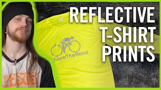 How To Print Reflective Ink TShirts  The Easy Way [upl. by Aiekahs]