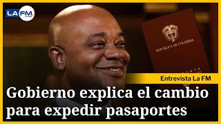 Canciller dio detalles del nuevo funcionamiento de los pasaportes en Colombia [upl. by Berty]