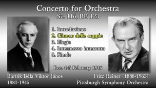 Bartók Concerto for Orchestra Reiner amp PittsburghSO 1946 バルトーク 管弦楽のための協奏曲 ライナー [upl. by Fording659]