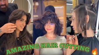 BEAUTIFUL HAIR CUTTING ✂️ TUTORIALS 🔥HEATHERPIZZULLIHAIR SALON [upl. by Lihcox]