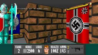 Longplay Töte Sie Alle  Wolfenstein 3D MOD 2023  4K60 [upl. by Er]