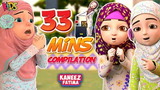 Raiqa Aur Areeba Compilation  Kaneez Fatima Cartoon  Urdu Islamic Cartoon Series  3D Animation [upl. by Feodora]