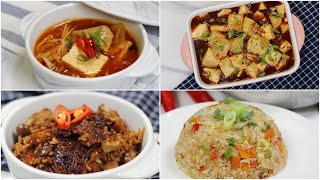 4 Simple Rice Cooker Recipes  Tefal Xpress IH Rice Cooker  Recipe By ZaTaYaYummy [upl. by Aleunamme195]