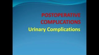 Surgery 5 Postoperative Chest pain and Pulmonary Complications [upl. by Fredie]