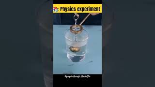 Physics Experiment shorts ytshorts youtubeshorts physics experiment [upl. by Ahsilef]