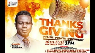 THANKSGIVING CONCERT SUNDAY SERVICE WITH APOSTLE TERNA YAHEMBA  17TH DECEMBER 2023  RCNKADUNA [upl. by Aran]