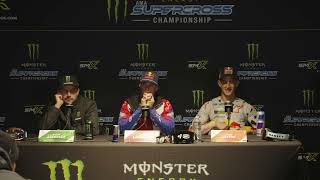 Monster Energy Supercross Press Conference Round 1  Anaheim 2024 [upl. by Llenrac]