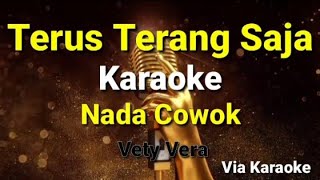 Terus terang sajaKaraoke dangdutNada cowokVety vera [upl. by Nashom]