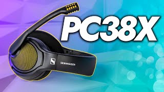 Drop  Sennheiser PC38X Gaming Headset Review  Mic Test [upl. by Doretta630]