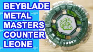 Beyblade Metal Masters Counter Leone BB04 Beyblade Review Unboxing [upl. by Ideih]