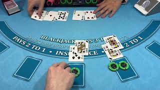 BLACKJACK 1500 BUY IN 6 DECK SESSION [upl. by Saimon]