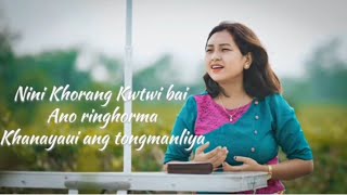 Nini Khorang Kwtwi Bai  New Kokborok Gospel Lyrics Solo Songs  By Chandra Debbarma [upl. by Oiralednac]